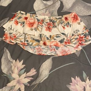 Off the shoulder crop top